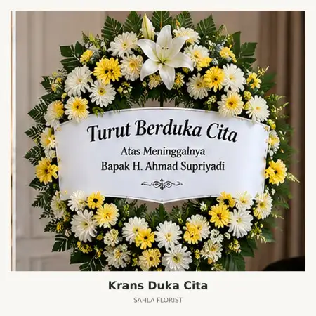 Krans Bunga Duka Subang